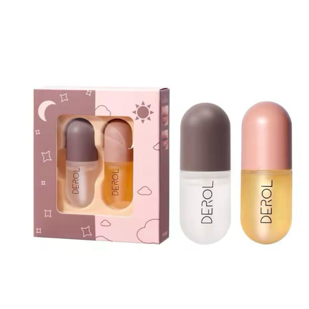 Kit Voluminizador de Labios Día & Noche con Jengibre y Menta